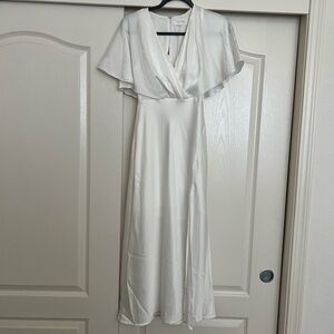 ASTR Midi Dress with Slit